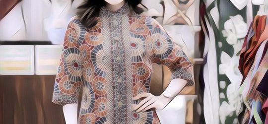 Inspirasi Baju Batik Kencana Ungu, Tertarik Beli?