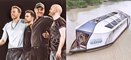 Coldplay Sumbangkan Kapal Pembersih Sampah Di Sungai Cisadane, Gini Bentuk Neon Moon II