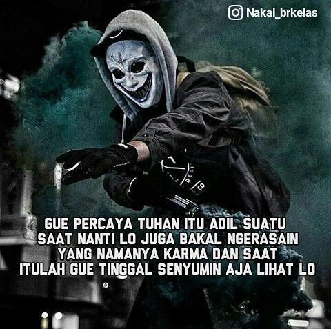 Kalo udah emosi menakutkan. Tapi kalo mereka sampai diam, itu malah kondisi yang lebih menakutkan.