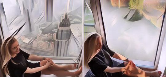 Tetap Kreatif Walau Nggak Bisa Liburan, Ini Potret Orang-Orang Buat Ulang Foto Mereka Saat Traveling~