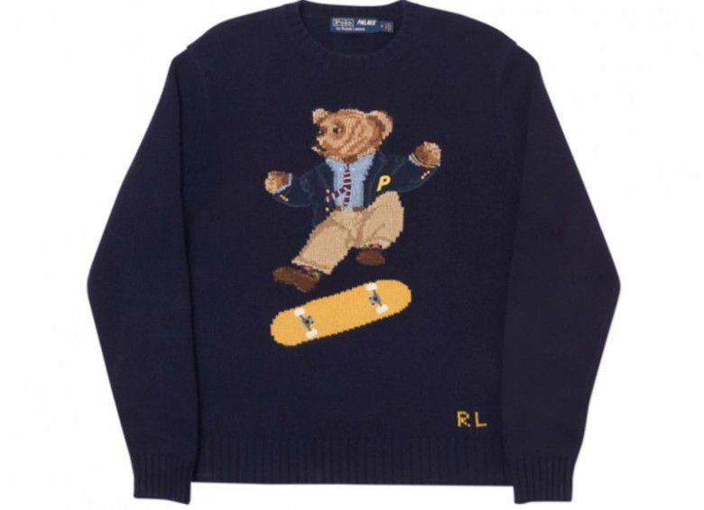 8. Palace x Ralph Lauren Skate Polo Bear Sweater