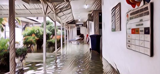 Heboh Seorang Dokter di Aceh Tamian Menangis Saat Lihat RS Terendam Lumpur