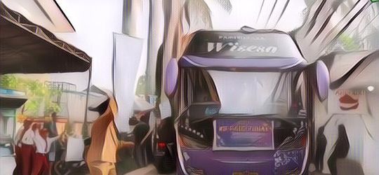 Viral Seorang Guru Nekat Pukul Bus Telolet Gara-Gara Ini