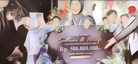 Bikin Melongo, Pernikahan Sultan Madura Ini Beri Hadiah Amplop Rp 500 Juta