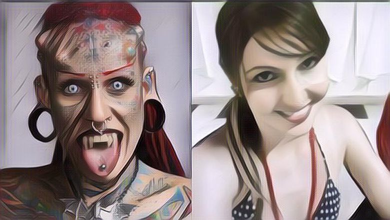 Jadi Korban KDRT Suaminya, Mantan Pengacara Ini Ubah Penampilan Mirip Vampir Punya Tanduk Hingga Tubuh Penuh Tato