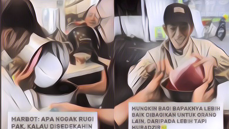 Salut! Tukang Bubur Ini Sedekahkan Dagangannya untuk Masjid