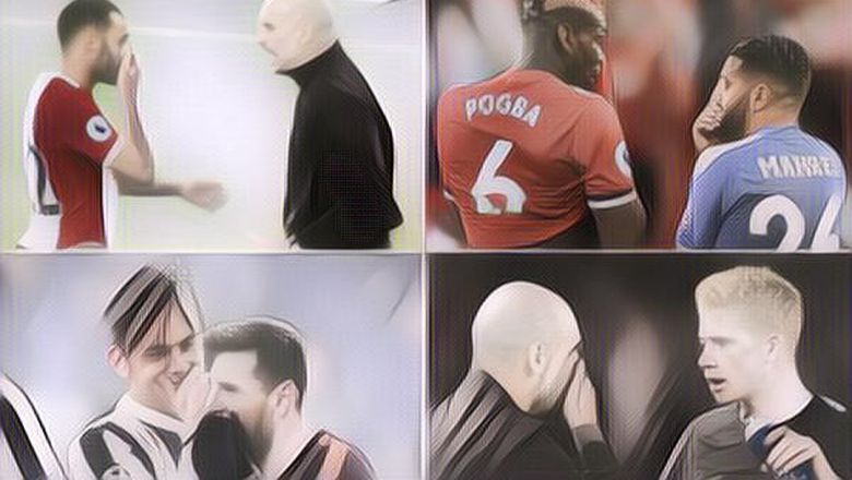 Bukan karena Bau Mulut Loh, Ini Alasan Pemain Sepak Bola Suka Tutup Mulut Saat Bicara di Lapangan