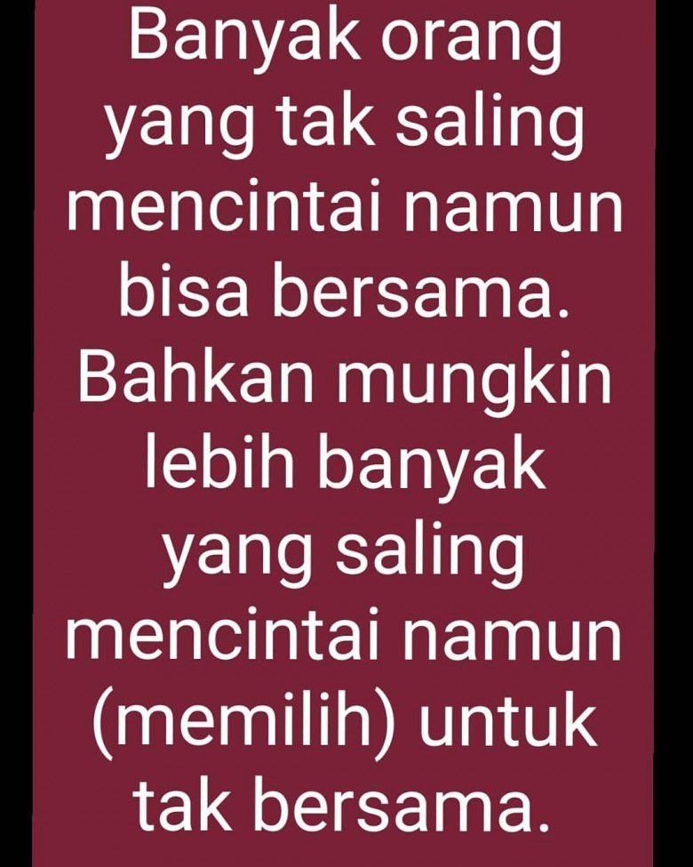 Apa yang kamu rasakan juga dialami banyak orang, kok. Jadi, kuatkan hati aja, cuy.