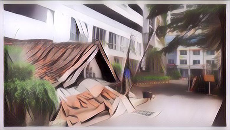 Sukar Dipercaya! Pemilik Rumah Reyot di Tengah Apartemen Mewah Ini Ternyata Kaya Raya karena Punya Kos-kosan