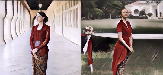 Potret 5 Artis Pakai Kebaya Merah, Cantiknya Tingkat Dewa!