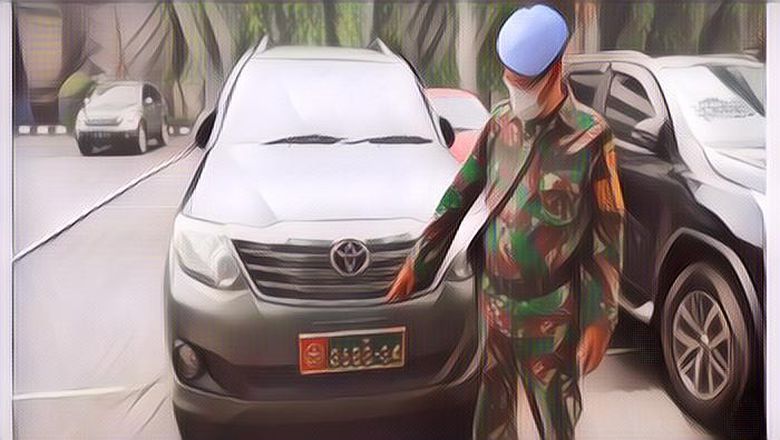 Cara Mengetahui Pangkat Anggota TNI Dilihat dari Mobil Dinasnya