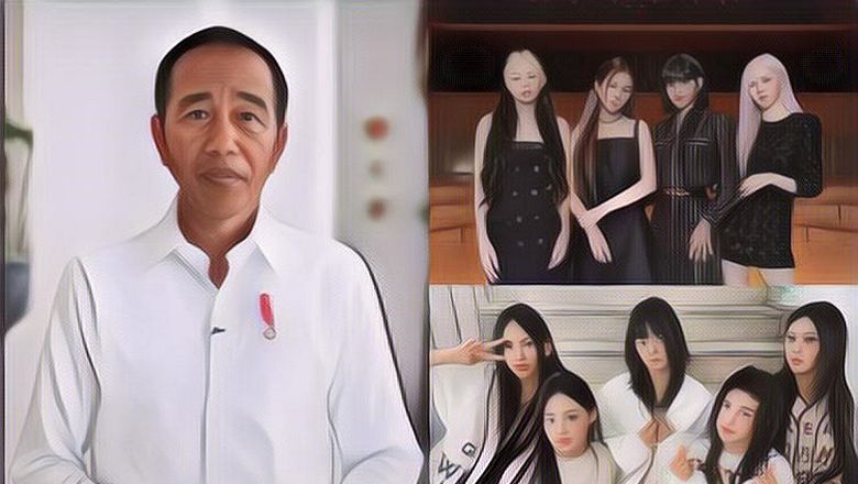 Bikin Salfok! Ada BLACKPINK Dan NewJeans Di Poster Kartun Peringatan Hari Musik Nasional Presiden Jokowi