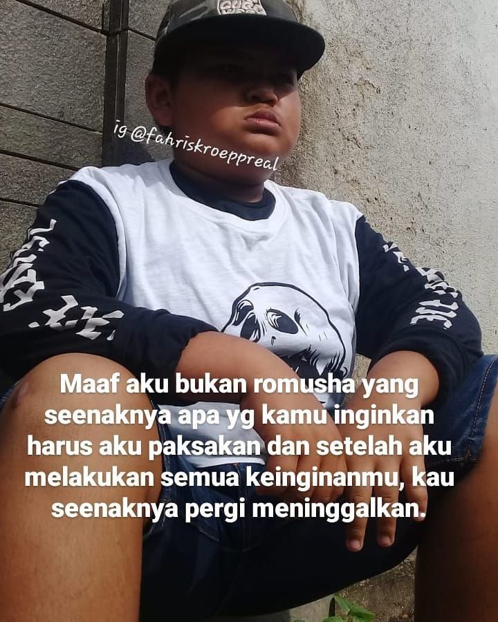 2. Tenang nggak cuma kamu yang jadi korban ghosting gebetan, Fahri Sadboy juga pernah lho!