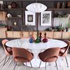 10 Ide Desain Ruang Makan Gaya Mid Century Modern Bernuansa Kayu, Bisa Jadi Ide Home Style Open House Lebaran
