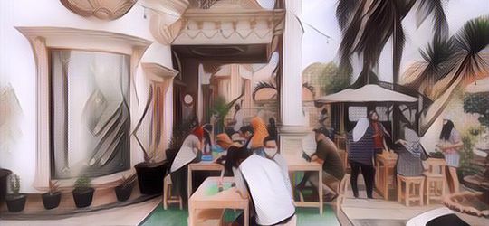 Mengintip Rumah Megah Muzdalifah yang Kini Berubah Jadi Kafe
