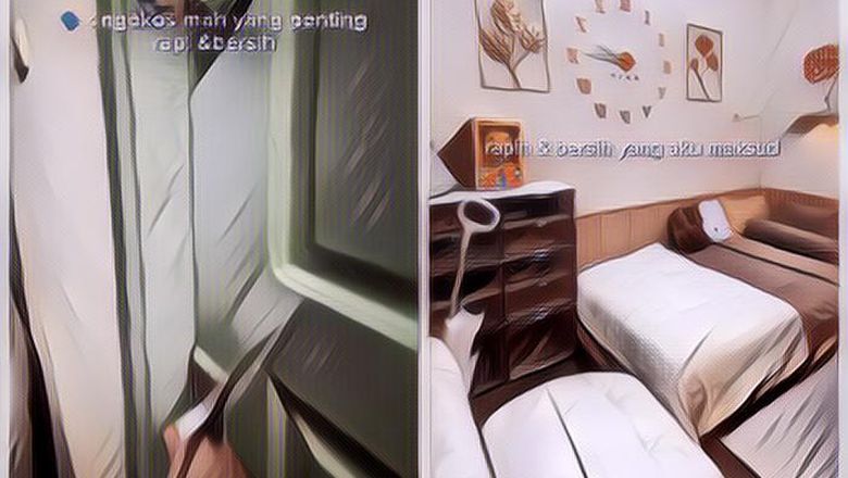 Viral Kamar Kos Seorang Pria Jadi Perhatian, di Luar Sederhana Tapi Dalamnya Super Estetik!