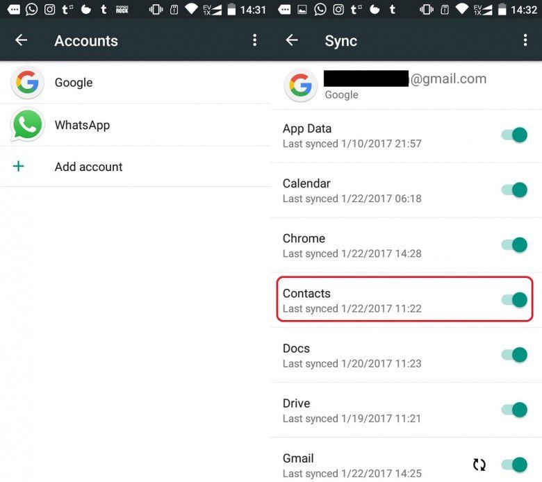 1. Melalui Akun Google