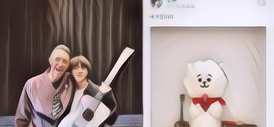 Jin BTS Meminta Saran Chris Martin Coldplay di Mana Ia Sebaiknya Menyimpan Gitar, Apa Jawaban Chris?