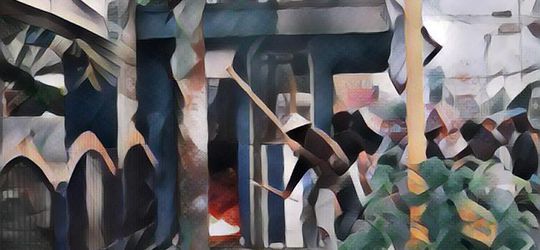 Sebuah Unjuk Rasa di Yogyakarta Berakhir Ricuh