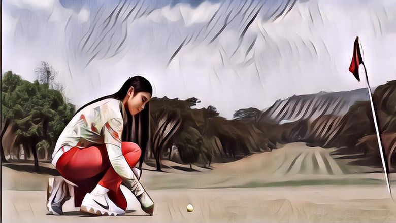 Viral Seorang Perempuan Pamer Enaknya Jadi Caddy Golf, Uang Tipnya Bikin Jiwa UMR Meronta