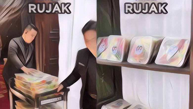 Viral Pengantin Bagikan 1,2 Ton Rujak untuk Dijadikan Souvenir Pernikahan