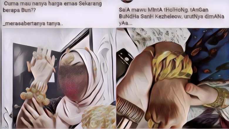 Deretan Status Facebook Emak-Emak Pamer Emas Bikin Pedih Mata