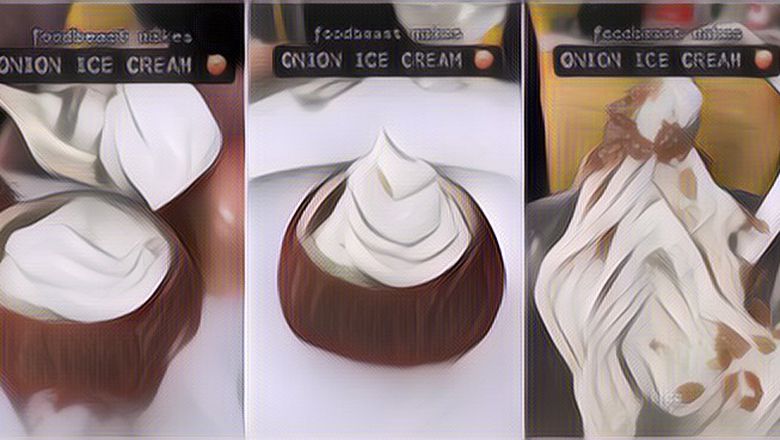 Viral Ada Es Krim Pakai Bawang Bombay, Langsung Picu Hujatan