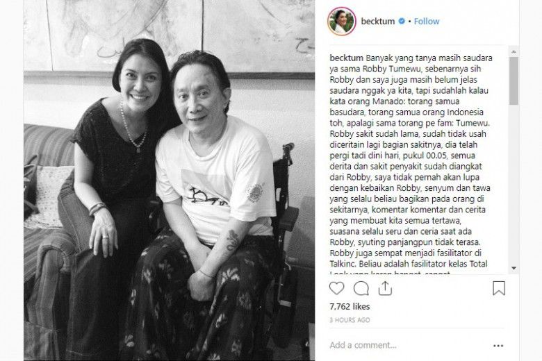  Foto Becky Tumewu dan Robby Tumewu (Instagram @becktum)