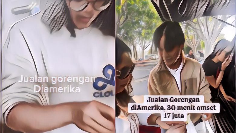 Cinta Kuya Dagang Gorengan di Amerika, Omsetnya Sampai Rp 17 Juta