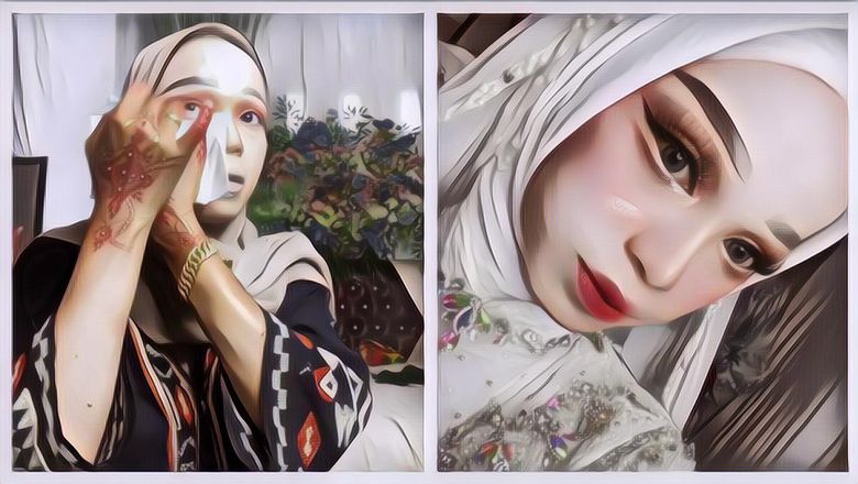 Wanita Ini Unggah Video Saat Dirinya Makeup Sendiri di Hari Pernikahan, Begini Reaksi Netizen