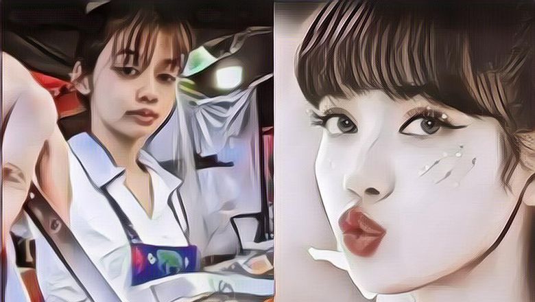 Heboh Ada Penjual Ayam Krispi Wajahnya Mirip Lisa BLACKPINK