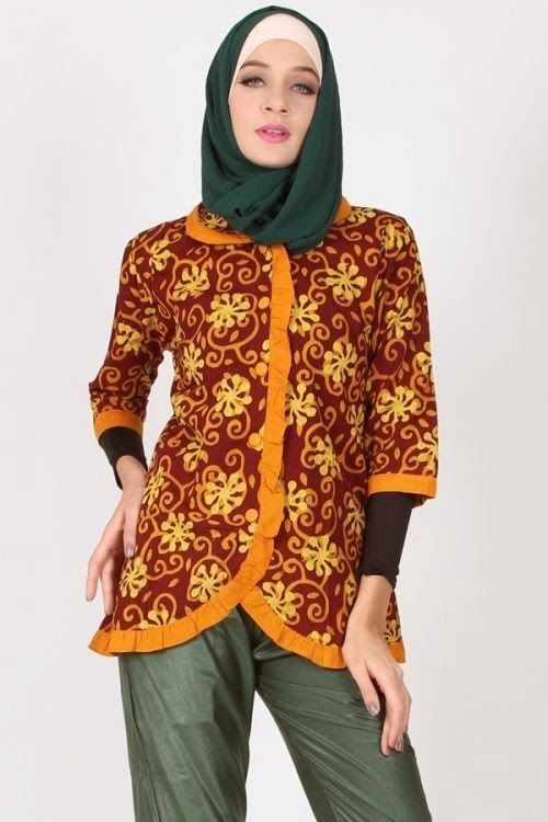 5. Batik corak bunga
