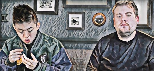 Rich Brian Niruin Gaya Rapper Terkenal Bareng James Corden