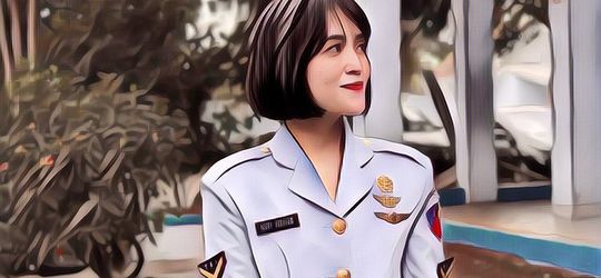 Begini Cantiknya 4 Potret Cantik Asha Ramadia, Anggota TNI AU yang Disebut Mirip Chef Renatta!