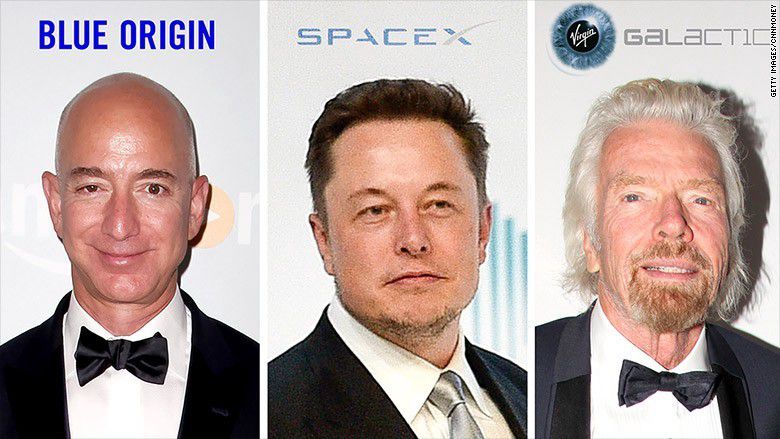 # Tiga Perusahaan Penerbangan Luar Angkasa