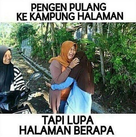 Tunda mudik dulu deh, sambil ingat-ingat halamannya. Siapa tahu tahun depan udah ketemu.