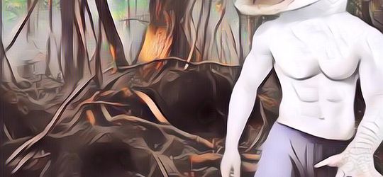 Horor! Penampakan Buaya Putih di Kali Brantas, Ada Pertanda Apakah Ini?