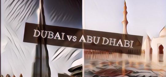 Abu Dhabi dan Dubai, Dua Wilayah yang  Bersaing dalam Hal Duniawi