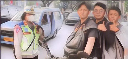 Ditilang Polisi karena ‘Cengtri’ dan Gak Pakai Helm, Tiga Remaja Ini Malah Bahagia