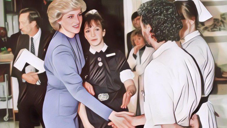 Seorang Pelukis Gunakan Darah untuk Melukis Putri Diana, Ada Apa?