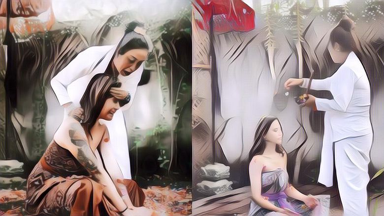 Banyak Artis Muslim Lakukan Tradisi Melukat Di Bali, Benarkah Haram Hukumnya Dalam Agama Islam? Gini Penjelasannya