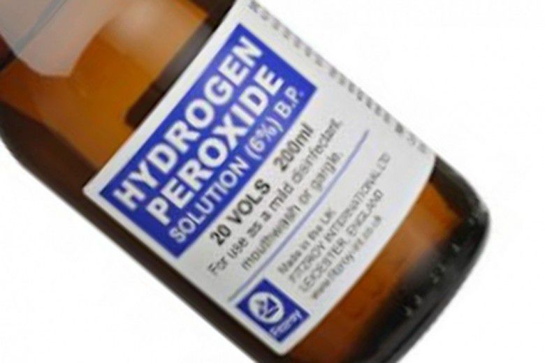 3. Penumpukan hidrogen peroksida sehingga memutih