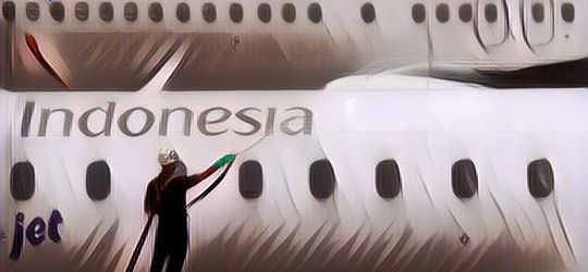 Ternyata Begini Loh Cara Mencuci Pesawat Terbang, Penasaran?