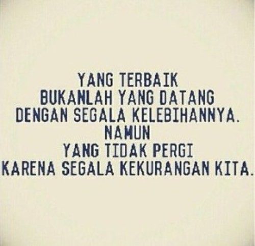 Inilah sosok pasangan terbaik buat kalian.