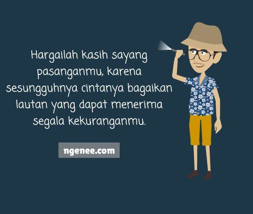 Menghargai pasangan adalah kewajiban dan kebutuhan.