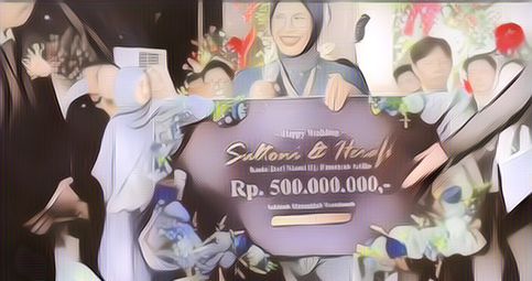 Bikin Melongo, Pernikahan Sultan Madura Ini Beri Hadiah Amplop Rp 500 Juta
