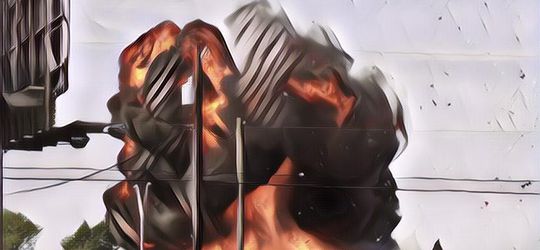 VIRAL! Terekam Detik-detik 2 Pesawat Tempur Era Perang Dunia II Meledak Setelah Tabrakan Dramatis Di Udara