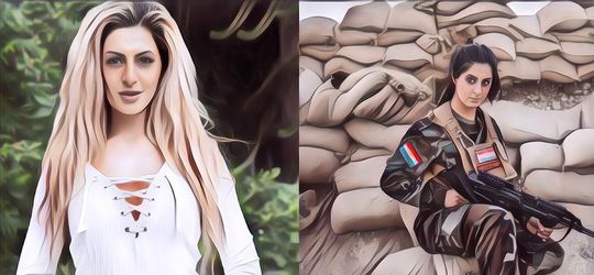 Kelihatan Anggun, Wanita Cantik Ini Ternyata Prajurit Yang Bunuh 100 Pasukan ISIS, Langsung Jadi Buronan Untuk Jadi Budak Seks