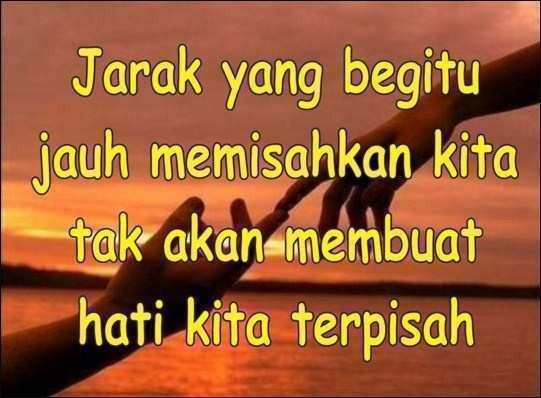 Setiap pagi, doa dan harapan lah yang bisa kamu kirimkan ke dia.