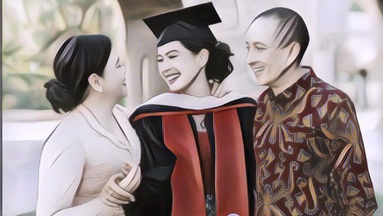 Umumkan Lulus dari Stanford University, Kebaya Merah Maudy Ayunda Mencuri Perhatian